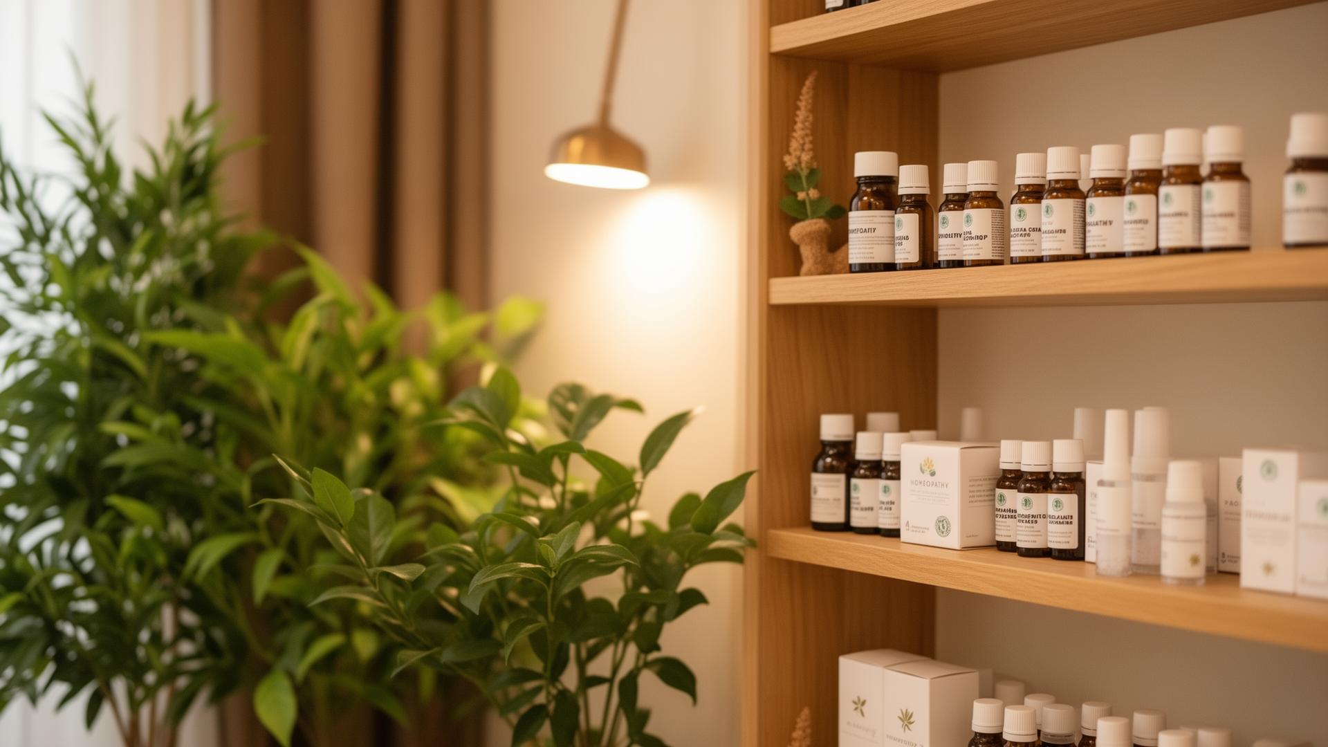 Homeopathic clinic interior